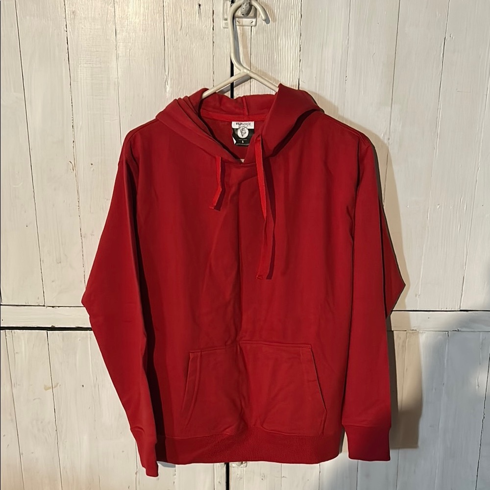 Vibrant Red Hoodie